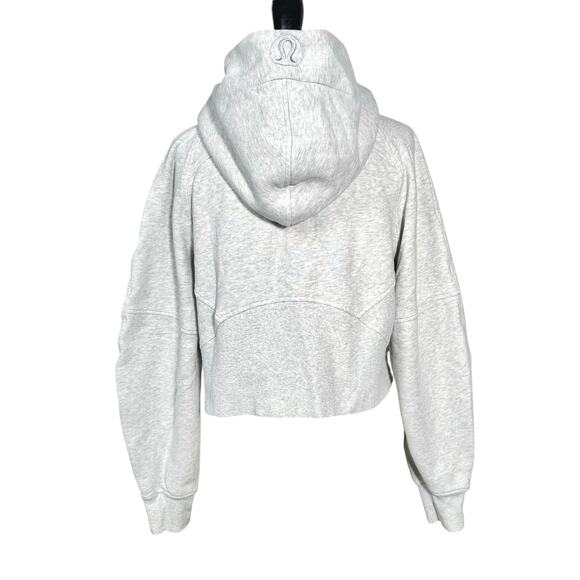 Lululemon | Women | Scuba Oversized Heather Gray Half Zip Cropped Hoodie | XS-S - Picture 3 of 13